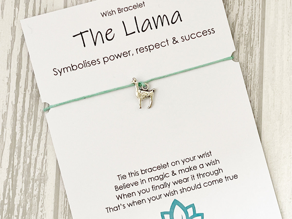 Spirit Animal Llama Wish Bracelet | Success Gift | Sacred Spirit