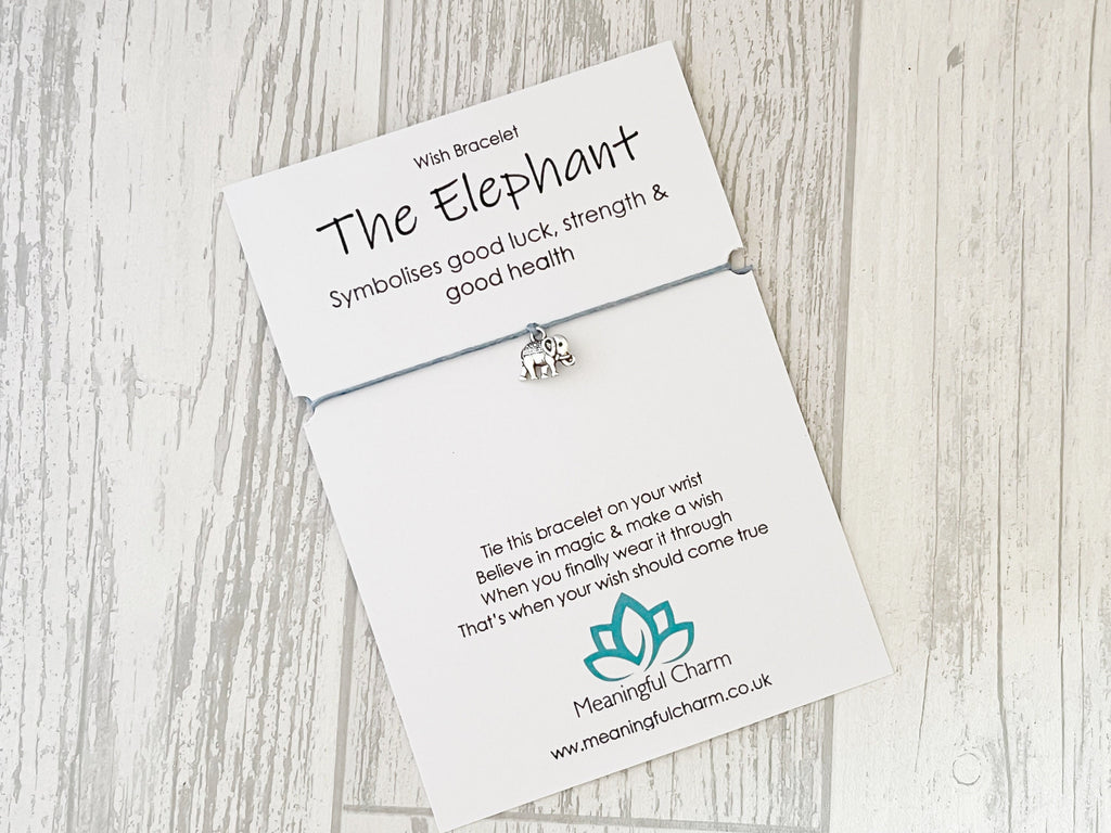Spirit Animal Elephant Wish Bracelet | Good Luck Gift | Sacred Spirit
