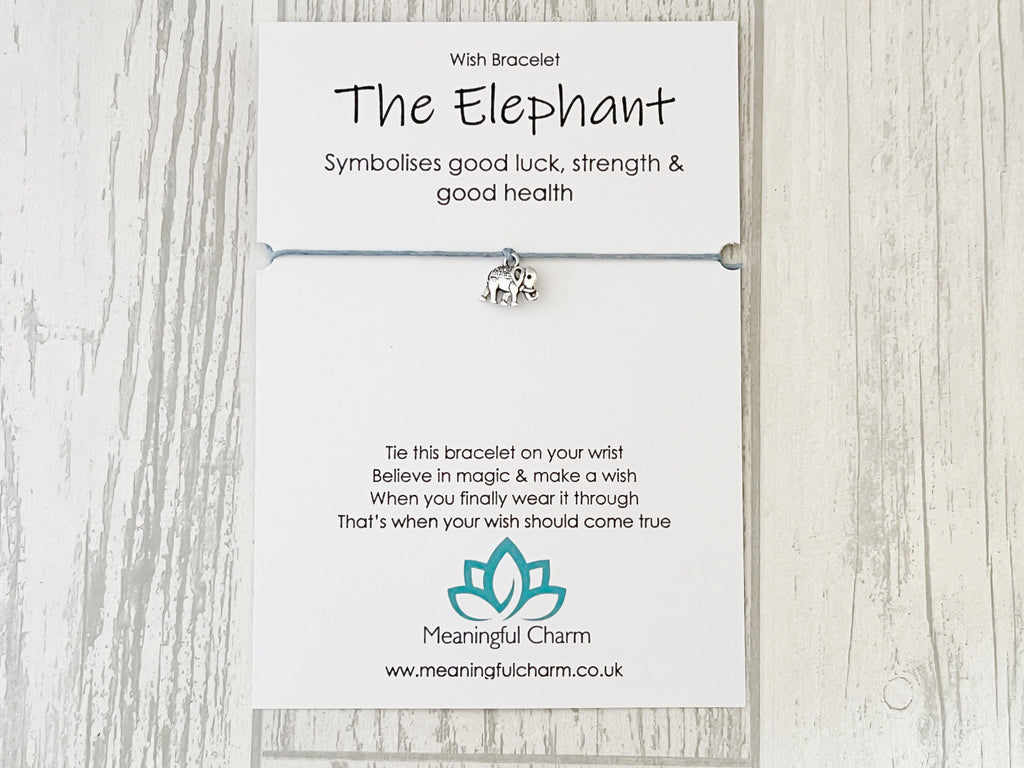Spirit Animal Elephant Wish Bracelet | Good Luck Gift | Sacred Spirit