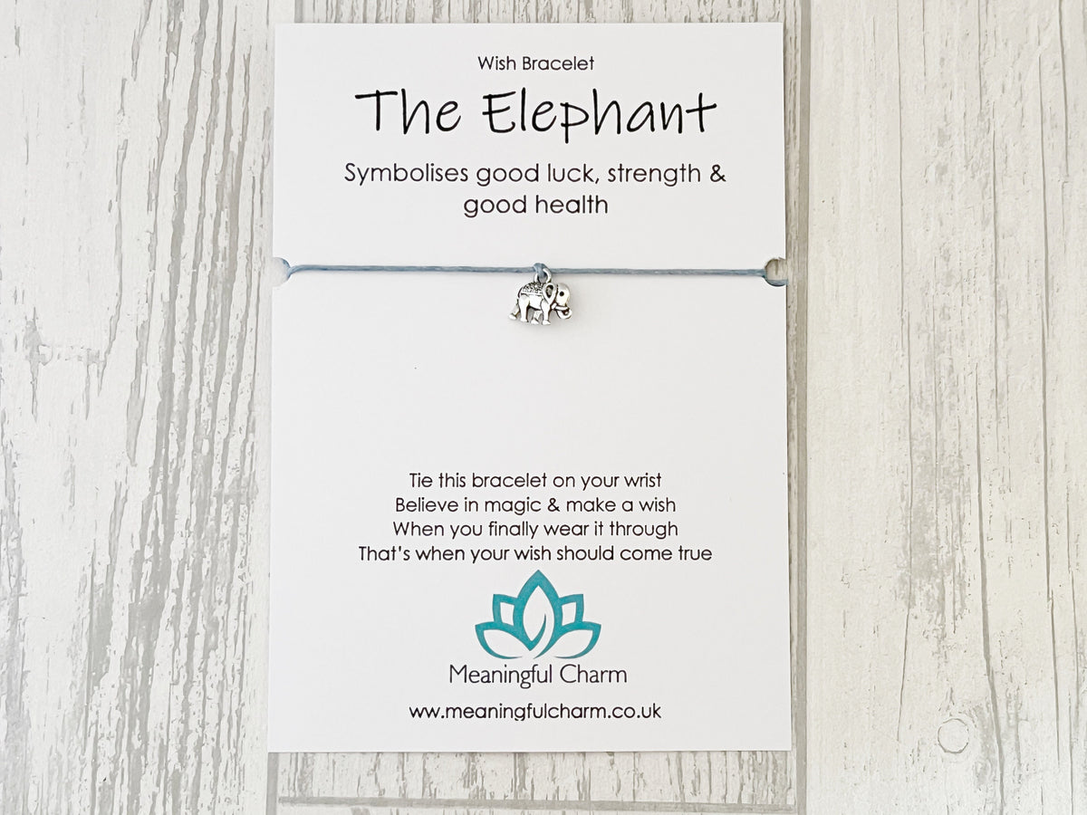 Spirit Animal Elephant Wish Bracelet | Good Luck Gift | Sacred Spirit
