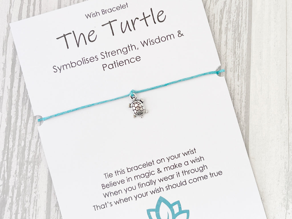Spirit Animal Turtle Wish Bracelet | Strength Gift | Sacred Spirit