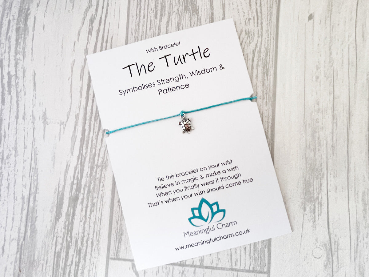 Spirit Animal Turtle Wish Bracelet | Strength Gift | Sacred Spirit