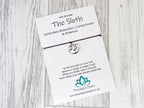 Sloth Wish Bracelet: Antique Silver Charm, Inspirational Gift