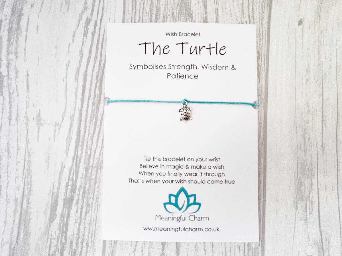 Spirit Animal Turtle Wish Bracelet | Strength Gift | Sacred Spirit