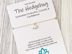 Spirit Animal Hedgehog Wish Bracelet | Confidence Gift | Sacred Spirit