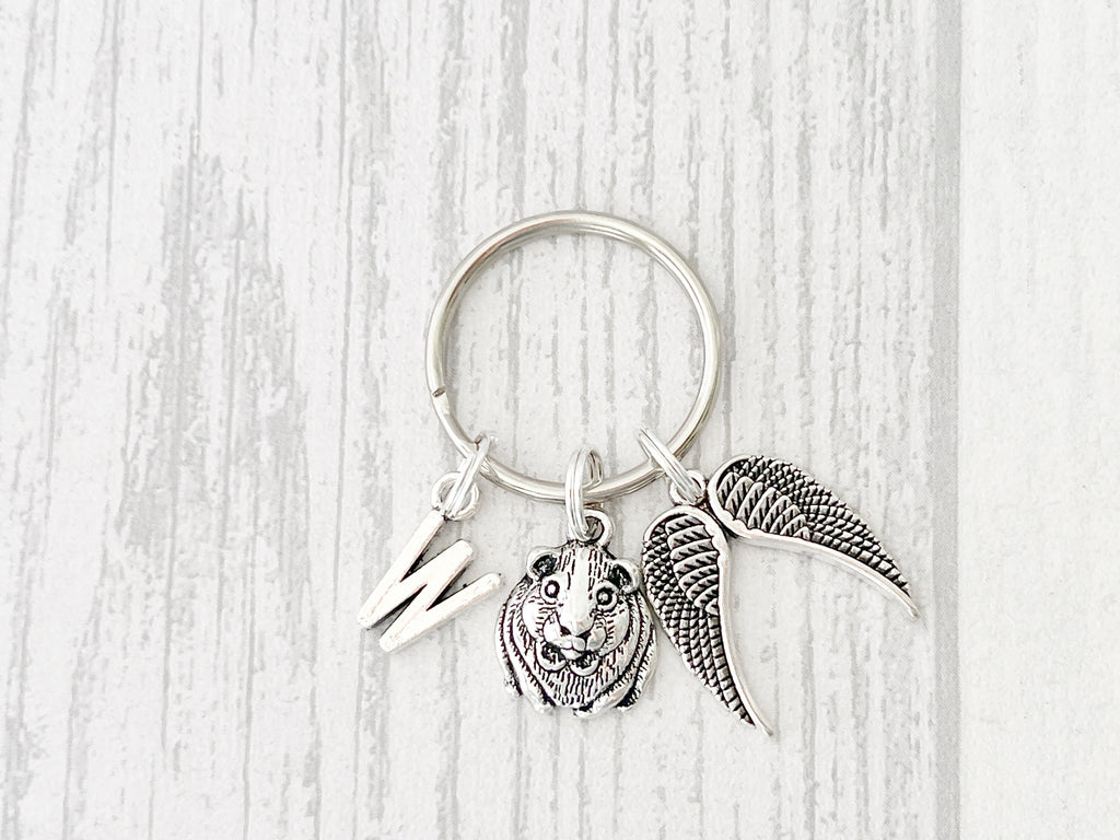Guinea Pig Memorial Keyring | Pet Loss Gift | Personalised Keepsake