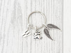 Rabbit Memorial Keyring | Pet Loss Gift | Personalised Keepsake
