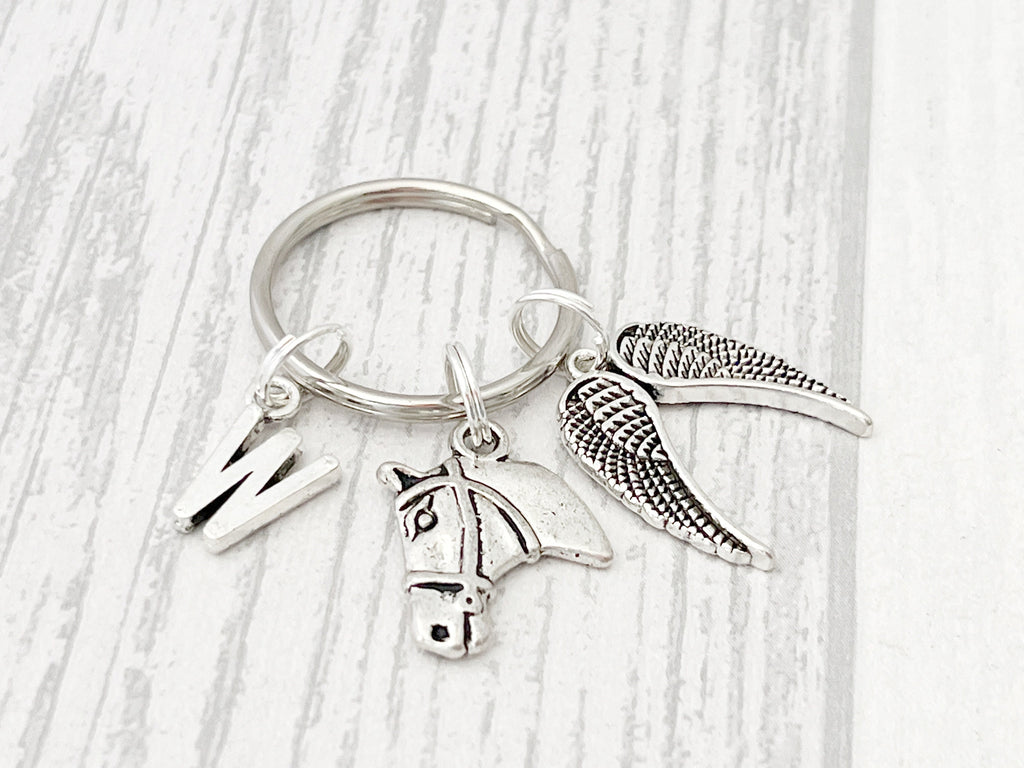 Horse Memorial Keyring | Pet Loss Gift | Personalised Keepsake