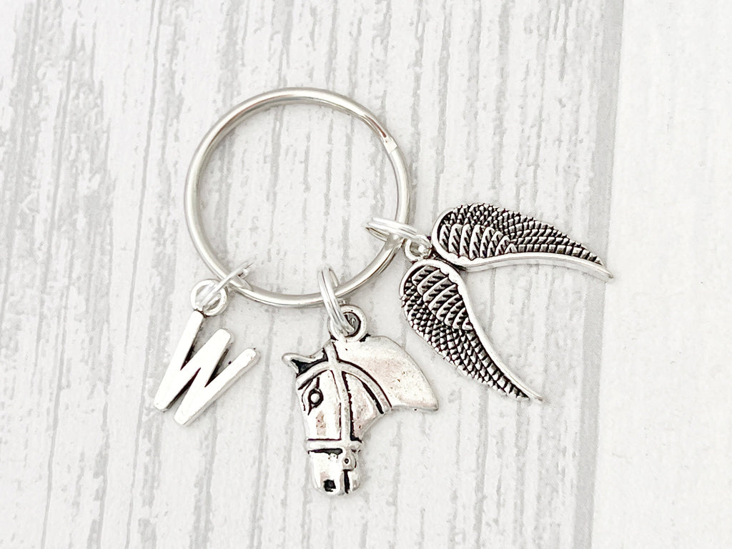 Horse Memorial Keyring | Pet Loss Gift | Personalised Keepsake