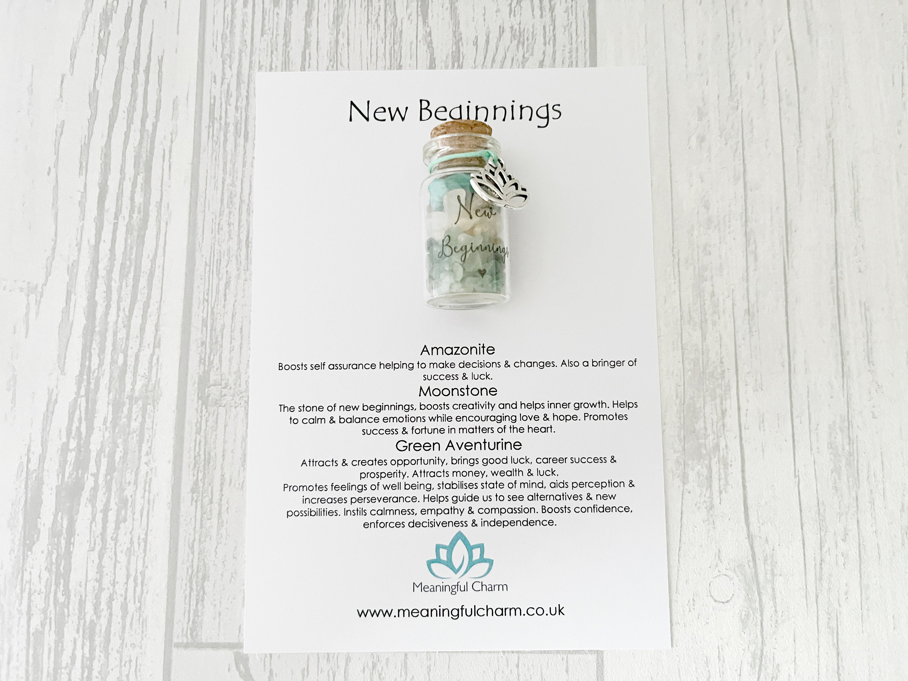 New Beginnings Crystal Bottle | Next Chapter Keepsake Gift