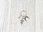 Snake Memorial Keyring | Pet Loss Gift | Personalised Keepsake