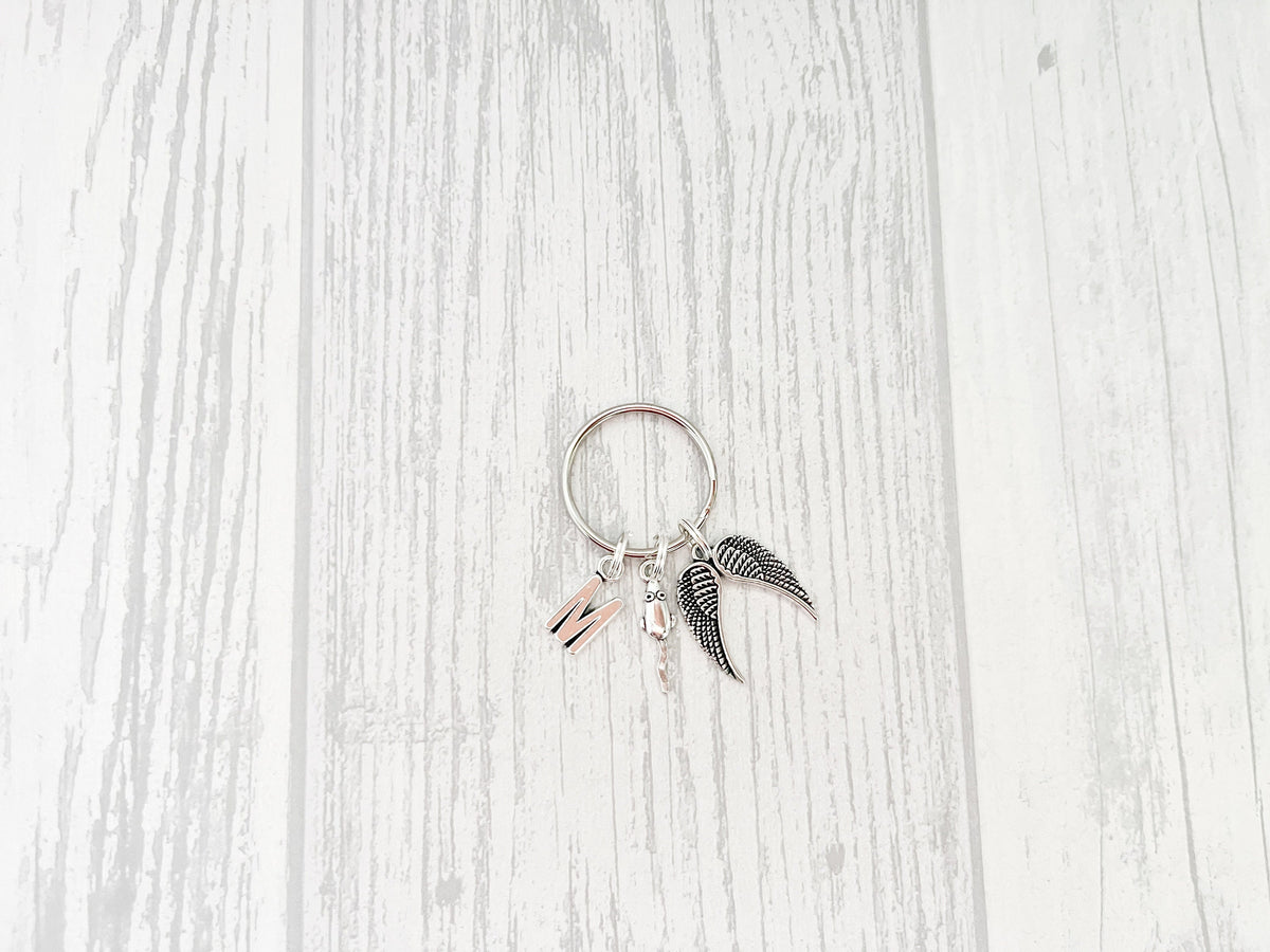 Mouse Memorial Keyring | Pet Loss Gift | Personalised Keepsake