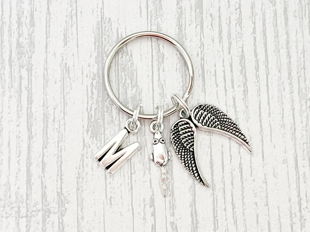 Mouse Memorial Keyring | Pet Loss Gift | Personalised Keepsake