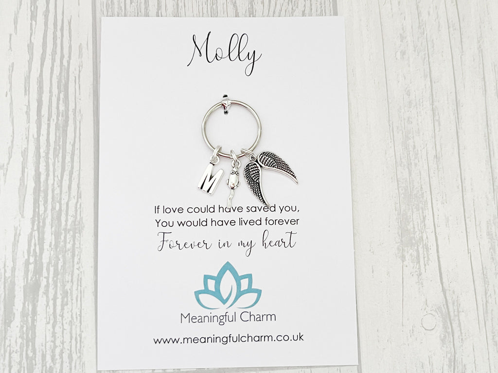 Mouse Memorial Keyring | Pet Loss Gift | Personalised Keepsake