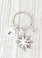 Sun & Moon Friendship Keyring Set | Celestial Keepsake Gift