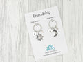 Sun & Moon Friendship Keyring Set | Celestial Keepsake Gift