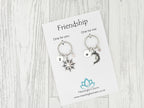 Sun & Moon Friendship Keyring Set | Celestial Keepsake Gift