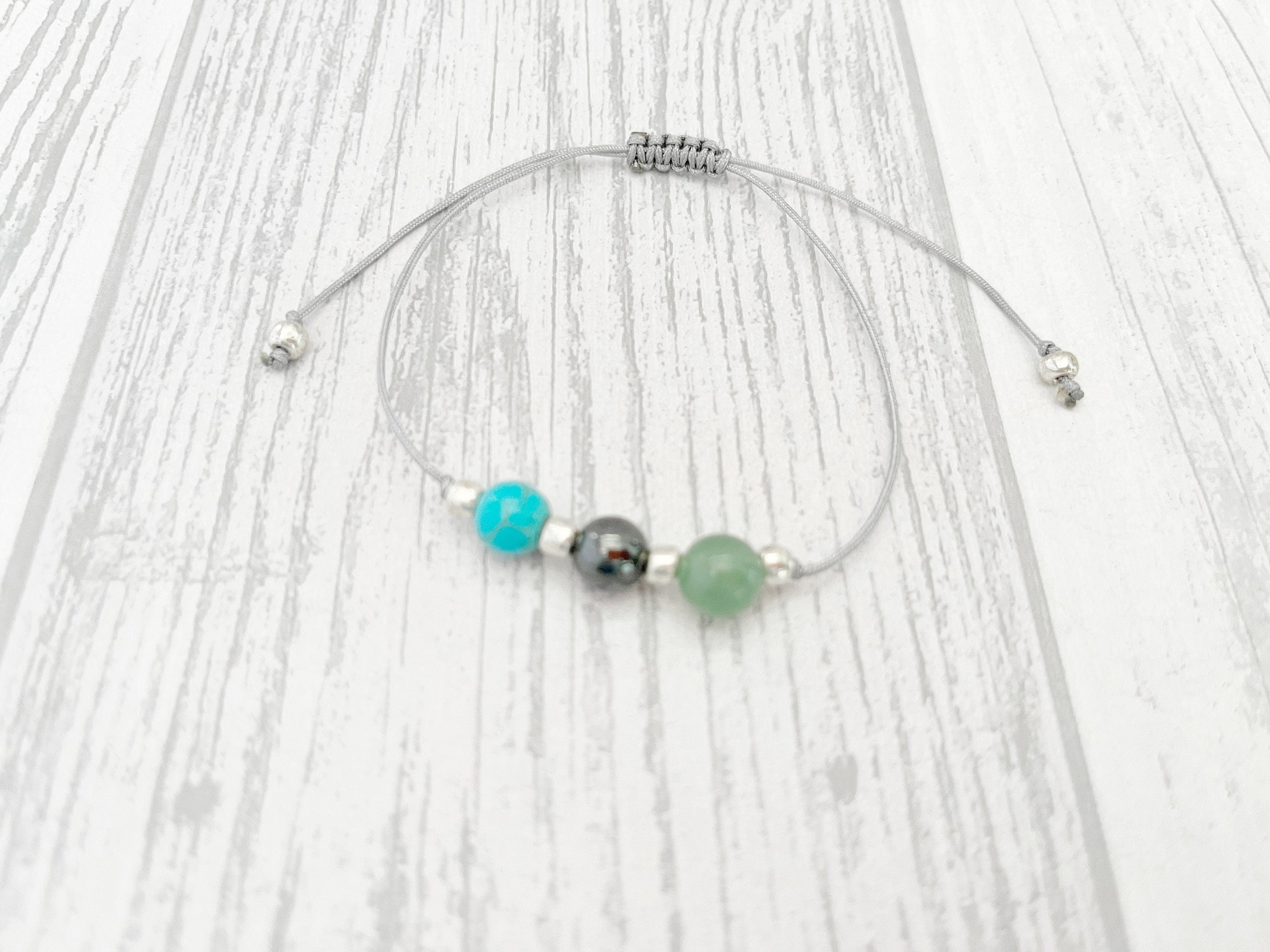 Safe Travels Crystal Cord Adjustable Bracelet, Good Luck Travelling Gift