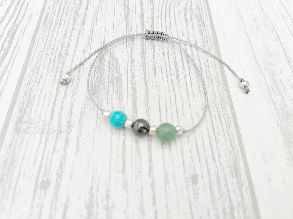 Safe Travels Crystal Bracelet | Adjustable Gemstone Travel Gift