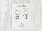 Sun & Moon Friendship Keyring Set | Celestial Keepsake Gift