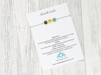 Good Luck Crystal Bracelet | Green Aventurine, Citrine & Tiger's Eye | Dream & Believe Collection