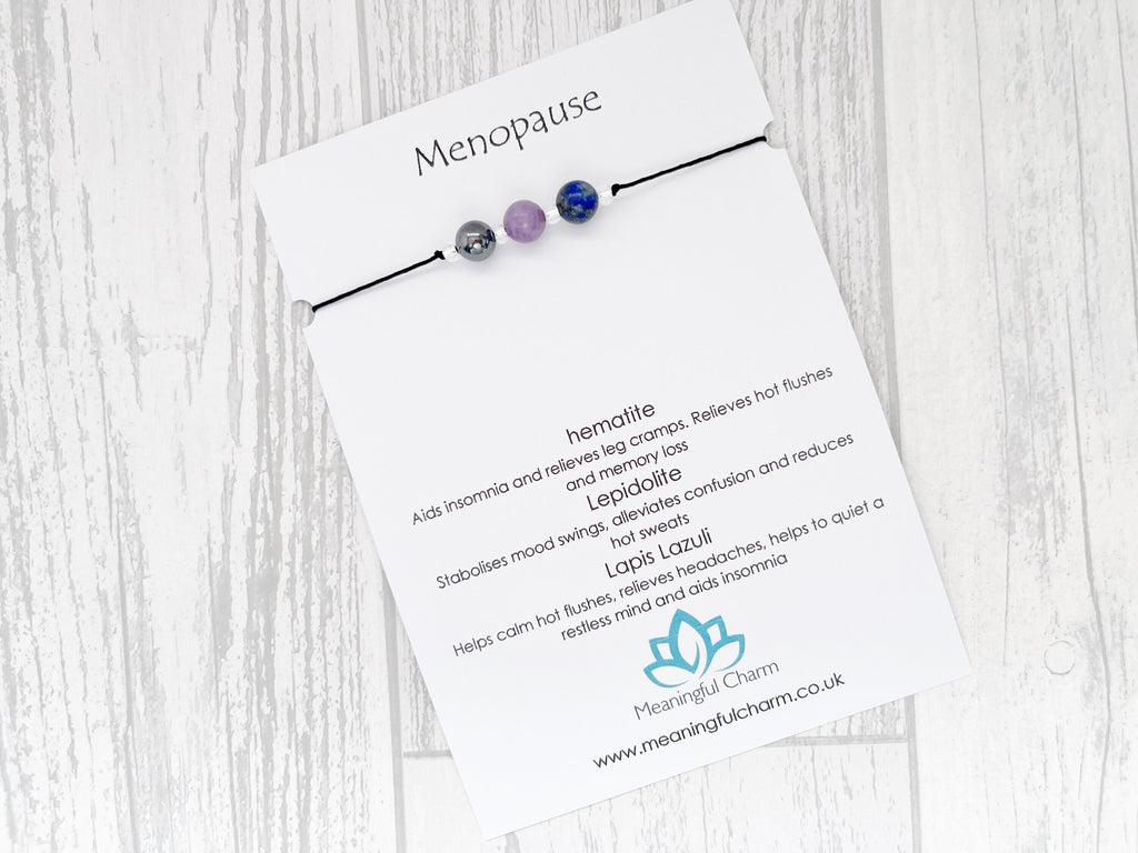 Adjustable Crystal Inner Calm Bracelet | Balance, Grounding & Resilience Gifts