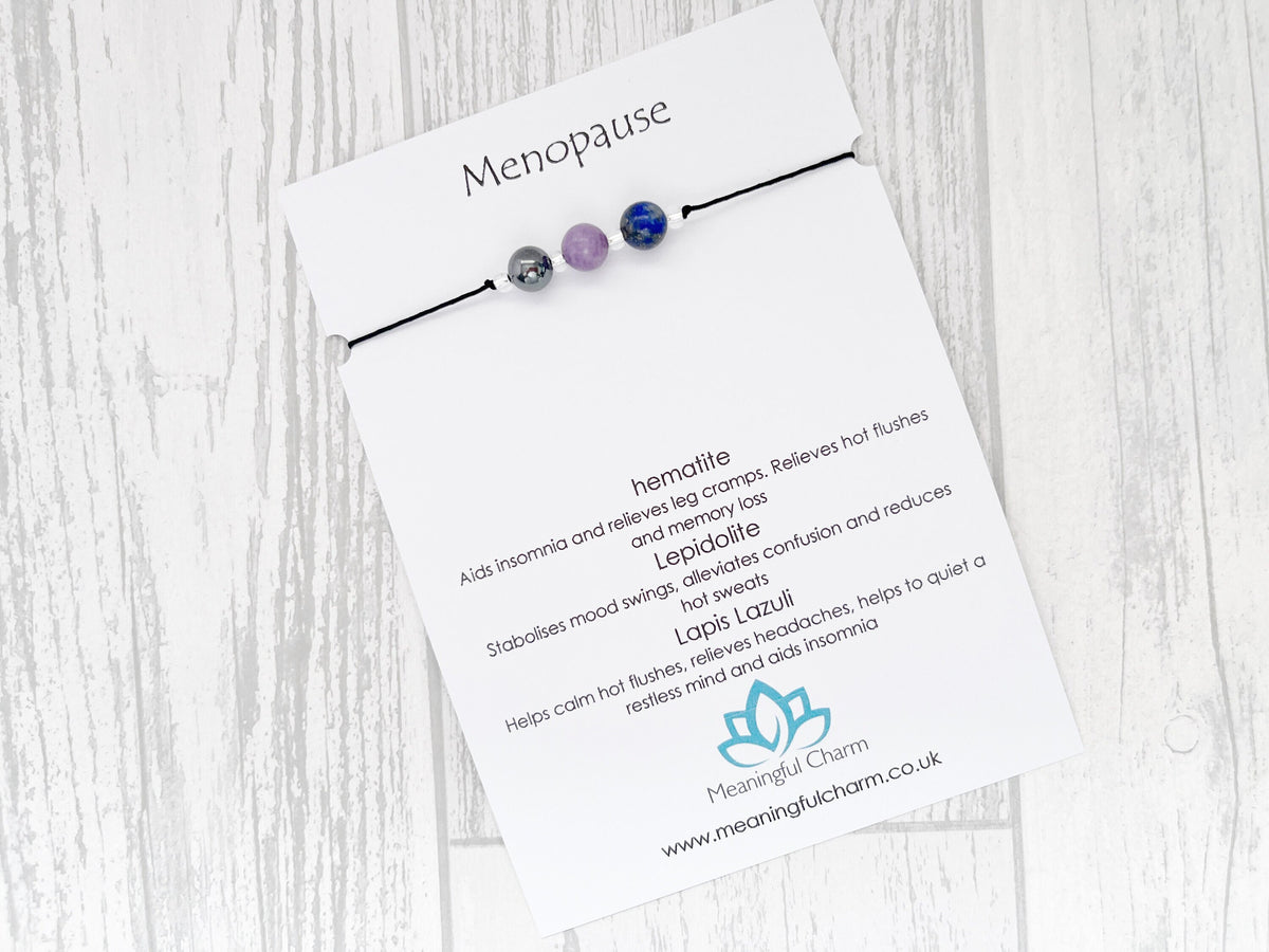 Adjustable Crystal Inner Calm Bracelet | Balance, Grounding & Resilience Gifts