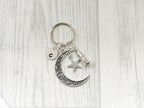Love You to the Moon Keyring | Personalised Moon and Back Gift