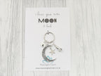 Love You to the Moon Keyring | Personalised Moon and Back Gift