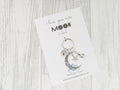 Love You to the Moon Keyring | Personalised Moon and Back Gift