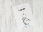 Love You to the Moon Keyring | Personalised Moon and Back Gift