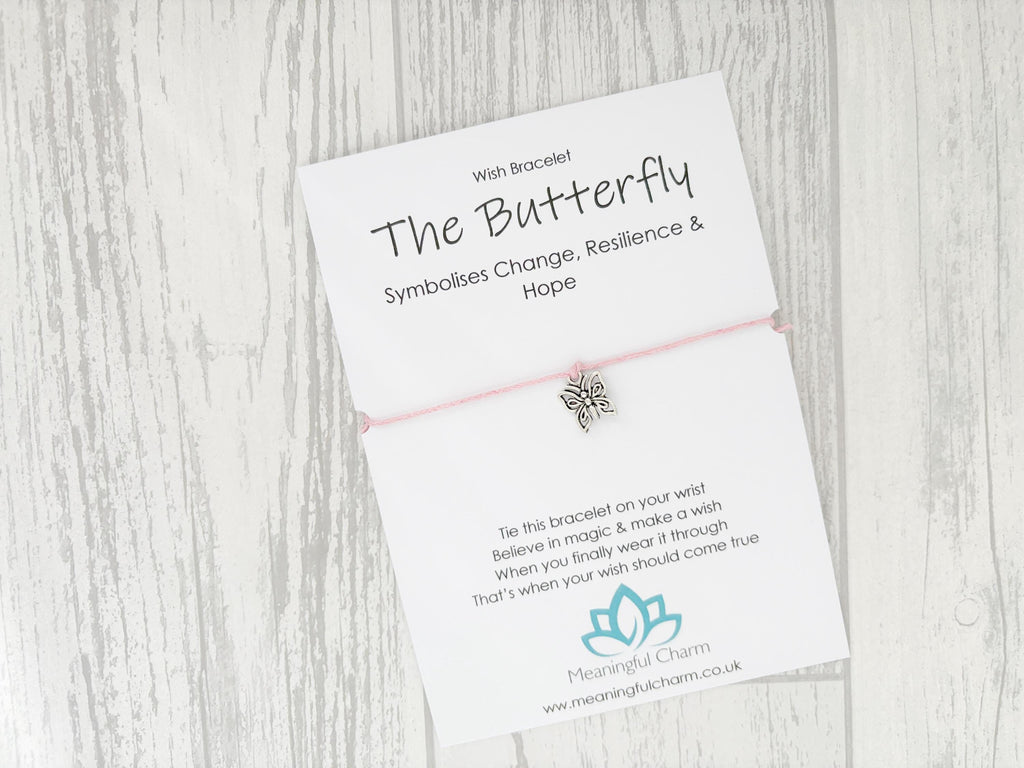 Spirit Animal Butterfly Wish Bracelet | Hope Gift | Sacred Spirit