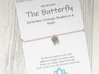 Spirit Animal Butterfly Wish Bracelet | Hope Gift | Sacred Spirit