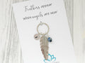 Feather Memorial Keyring | Bereavement Gift | Personalised Keepsake