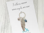 Feather Memorial Keyring | Bereavement Gift | Personalised Keepsake