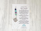 Safe Travels Rear View Mirror Charm | Crystal Car Charm Gift
