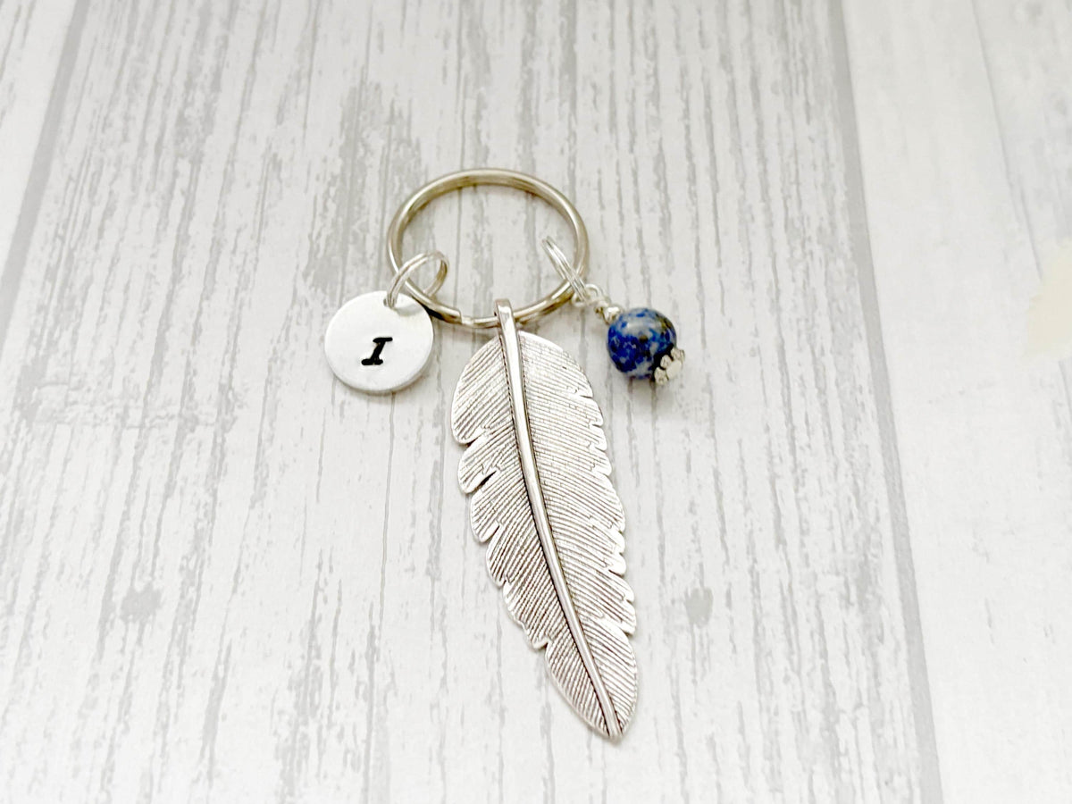 Feather Memorial Keyring | Bereavement Gift | Personalised Keepsake