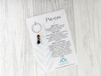 Still Waters Keychain | Deflect Crystal Emotional Gifts | Strength Within