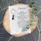 Still Waters Keychain | Deflect Crystal Emotional Gifts | Strength Within
