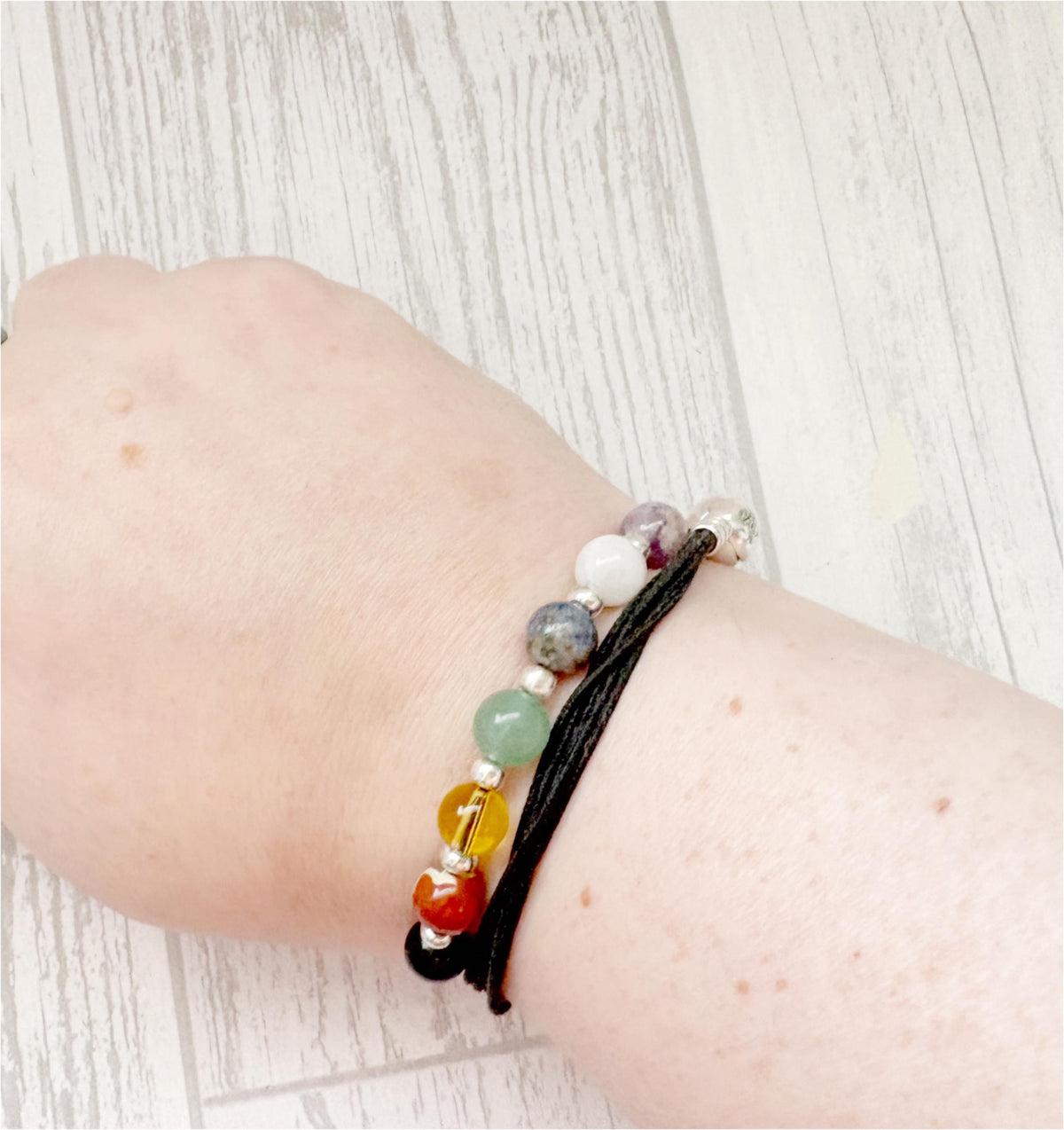 The Core of Seven Chakra Bracelet | Spiritual Crystal Gift | Sacred Spirit