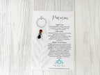 Still Waters Keychain | Deflect Crystal Emotional Gifts | Strength Within