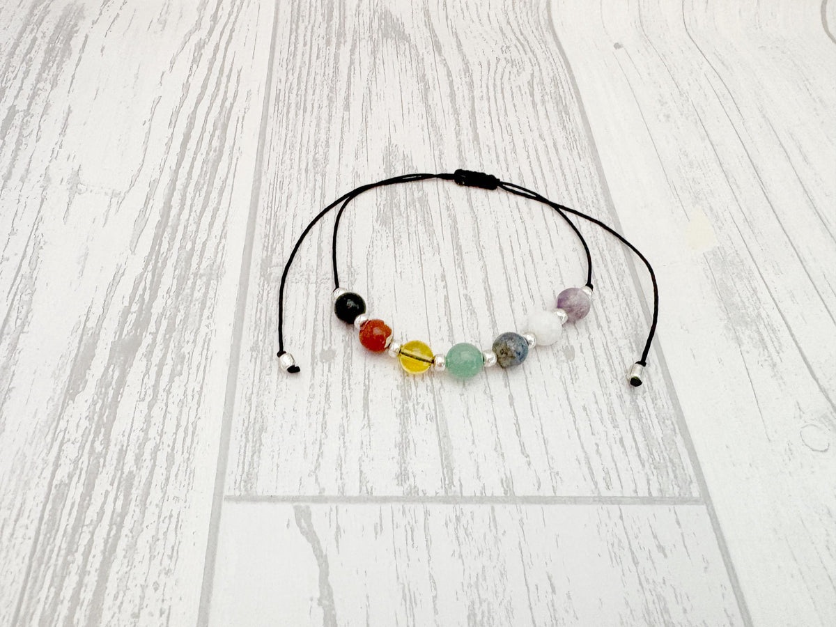 The Core of Seven Chakra Bracelet | Spiritual Crystal Gift | Sacred Spirit
