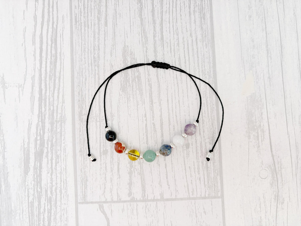The Core of Seven Chakra Bracelet | Spiritual Crystal Gift | Sacred Spirit