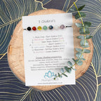 The Core of Seven Chakra Bracelet | Spiritual Crystal Gift | Sacred Spirit