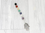 The Core of Seven Chakra Rear View Mirror Charm | Sacred Spirit