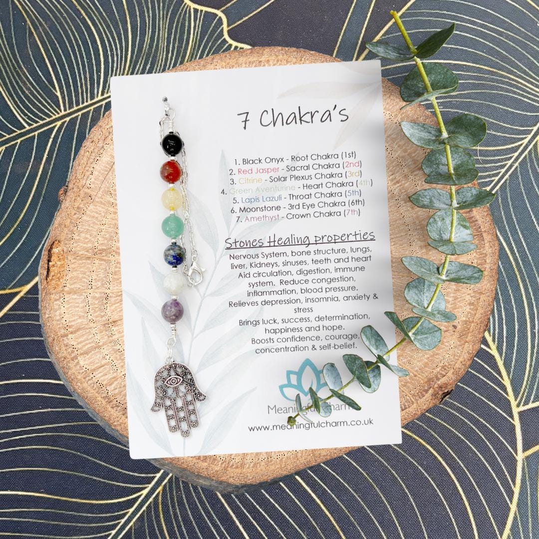The Core of Seven Chakra Rear View Mirror Charm | Sacred Spirit