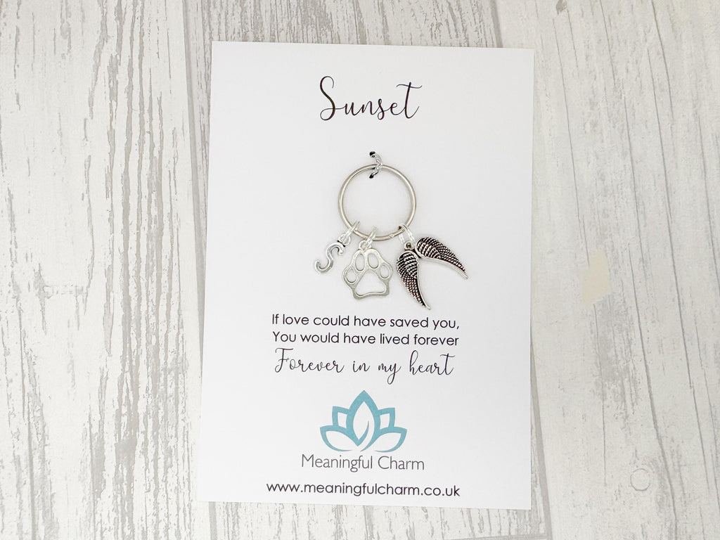 Dog Memorial Keyring | Pet Loss Gift | Personalised Keepsake