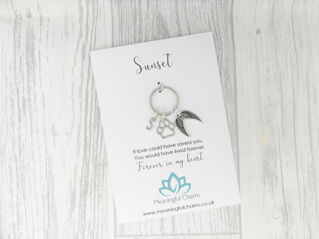 Dog Memorial Keyring | Pet Loss Gift | Personalised Keepsake