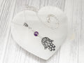 Sacred Spirit | Crystal Hamsa Hand Necklace | Protective Silver Gemstone Pendant