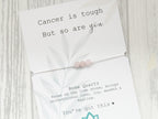 Hold On | Rose Quartz Support Bracelet | Cancer, Chemo & Surgery Gift | Strength Within